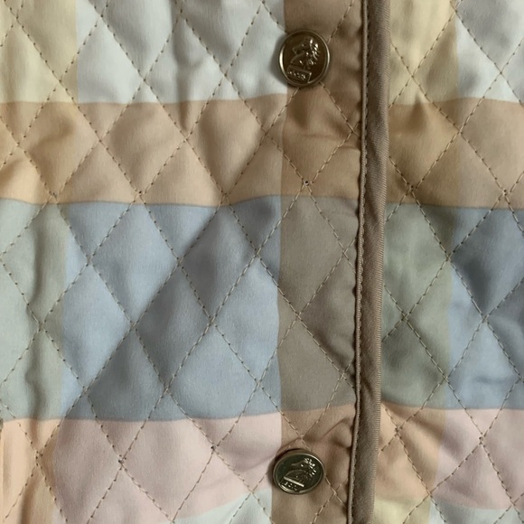 Leony Women’s Quilted Horse Patch Embroidered Snap On Jacket Size Medium - Picture 17 of 17